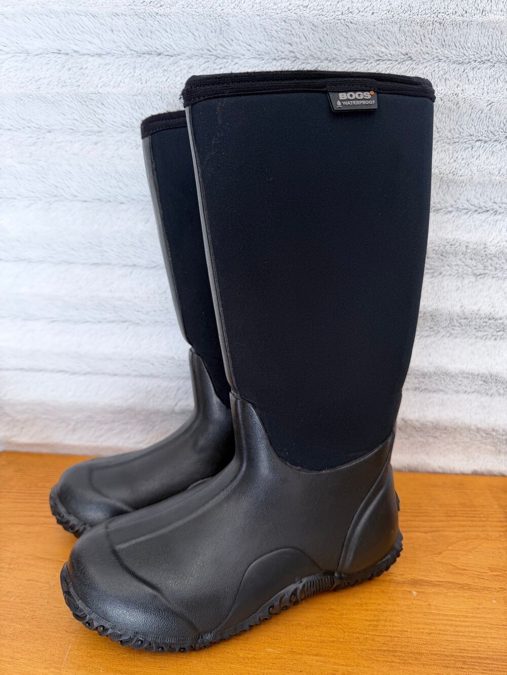 BOGS Classic High Women’s 6 Black Waterproof Insulated Rain Snow Boots 60152 - Picture 1 of 5